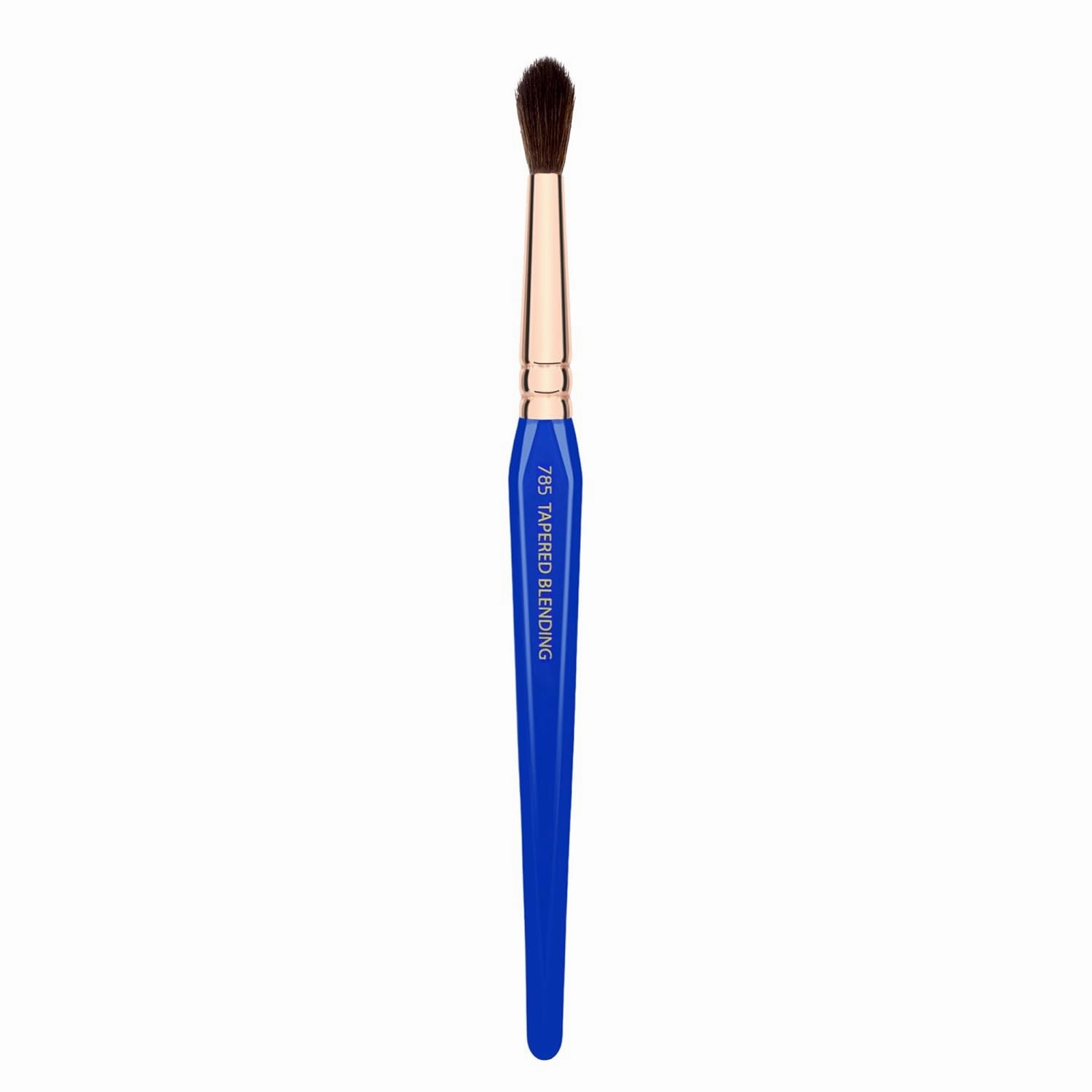 Bdellium Tools Professional Makeup Brush - Golden Triangle Series 785 Tapered Blending - With All Vegan and Soft Synthetic Fibers, For Applying Shadow (Blue, 1pc)