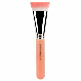 Bdellium Tools Professional Makeup Brush - Pink Bambu Series 987 Face Blending - With Soft Synthetic Fibers, For Contour Lines (Pink, 1pc)