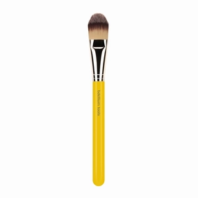 Bdellium Tools Professional Makeup Brush - Studio Series 948 Foundation - With Soft Synthetic Fibers, For Foundation & Concealing (Yellow, 1pc)