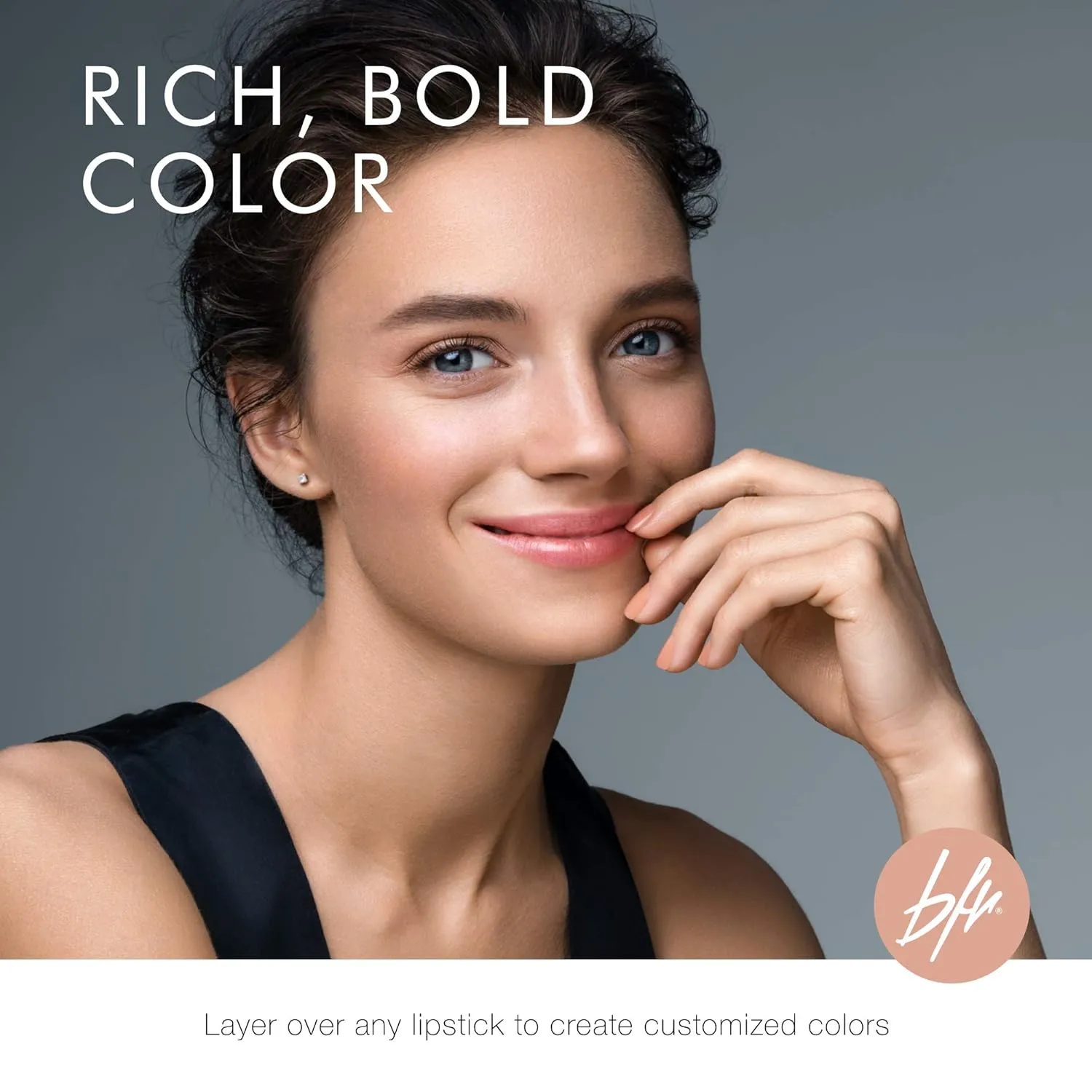 Beauty For Real Lip Gloss   Shine, Light My Fire - Opaque Everyday Red - Non-Sticky Plumping & Hydrating Gloss - Light & Mirror In Cap - Contains Marine Collagen - 0.15 fl oz