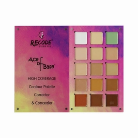Beauty Concealer, Colour Corrector & Contour Palette, Erases Dark Circles, Uneven Skin Tone, Redness, Blemishes, Even Scars, 15 Shades
