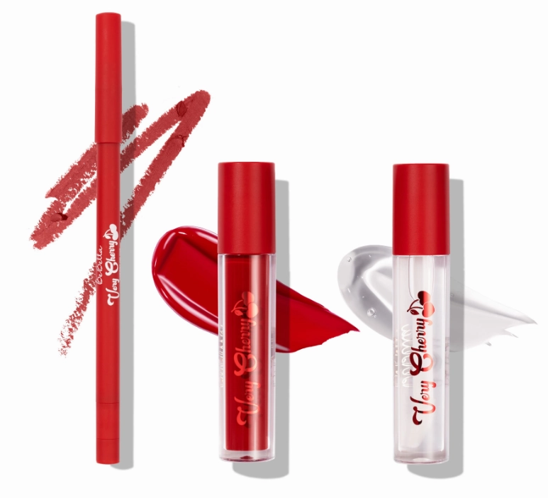 BeBella Sweet Cherry Lip Trio Set