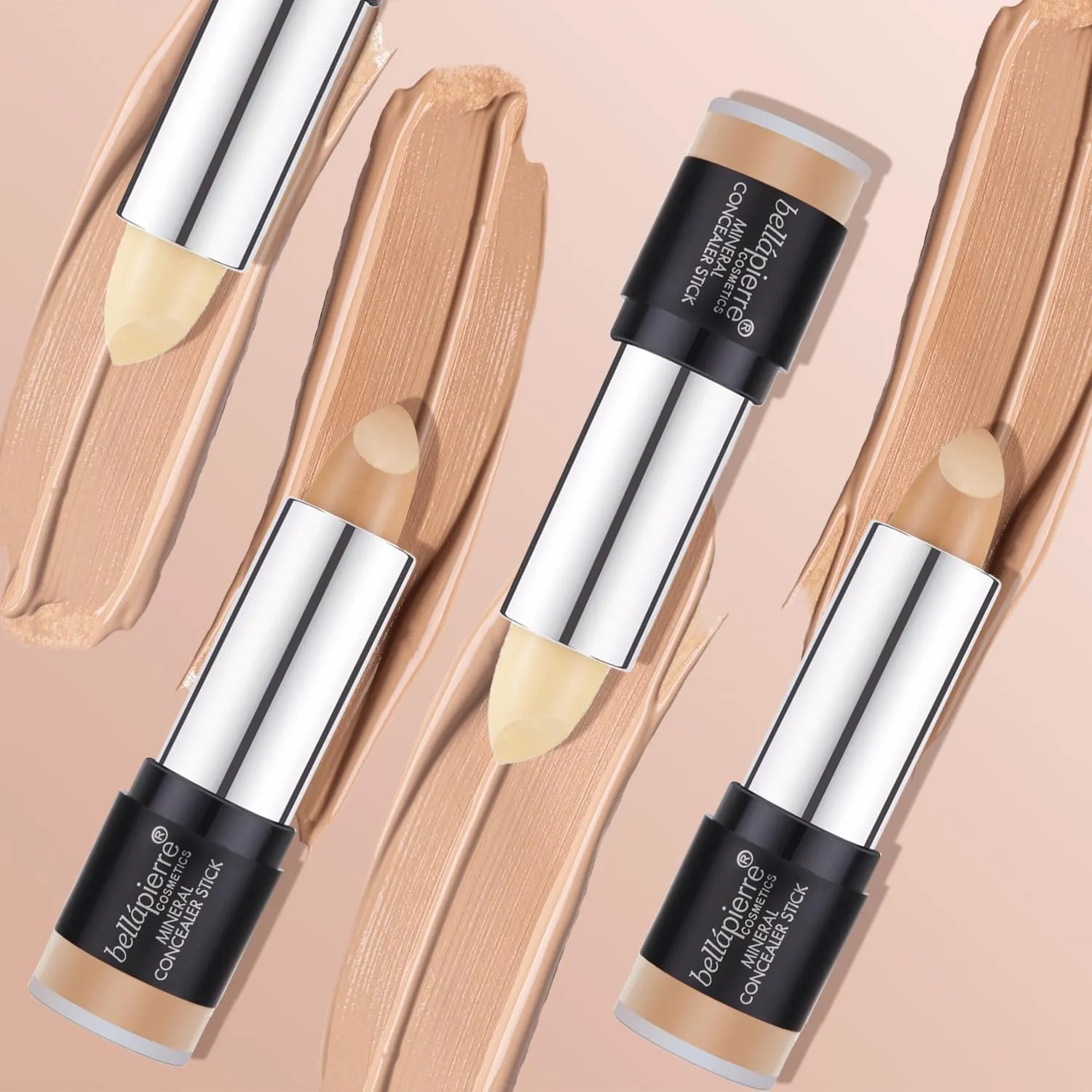 bellapierre Mineral Concealer Stick | Easy to Blend Natural Wax Matte Makeup | Hides Acne, Discoloration & Blemishes | Non-Toxic and Paraben Free | All Day Wear - (Dark/Deep)