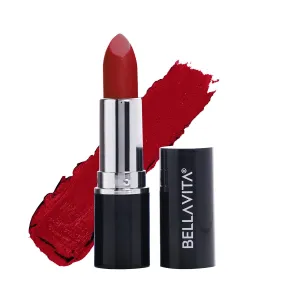 BE.LLAVITA Comfort Matte Bullet Lipstick| Intense Colour| Creamy Matte Finish| Intense Moisturisation| Smooth Glide| Lipsticks for Women |4 Hr Stay, Scarlet Red, 4.2 gm