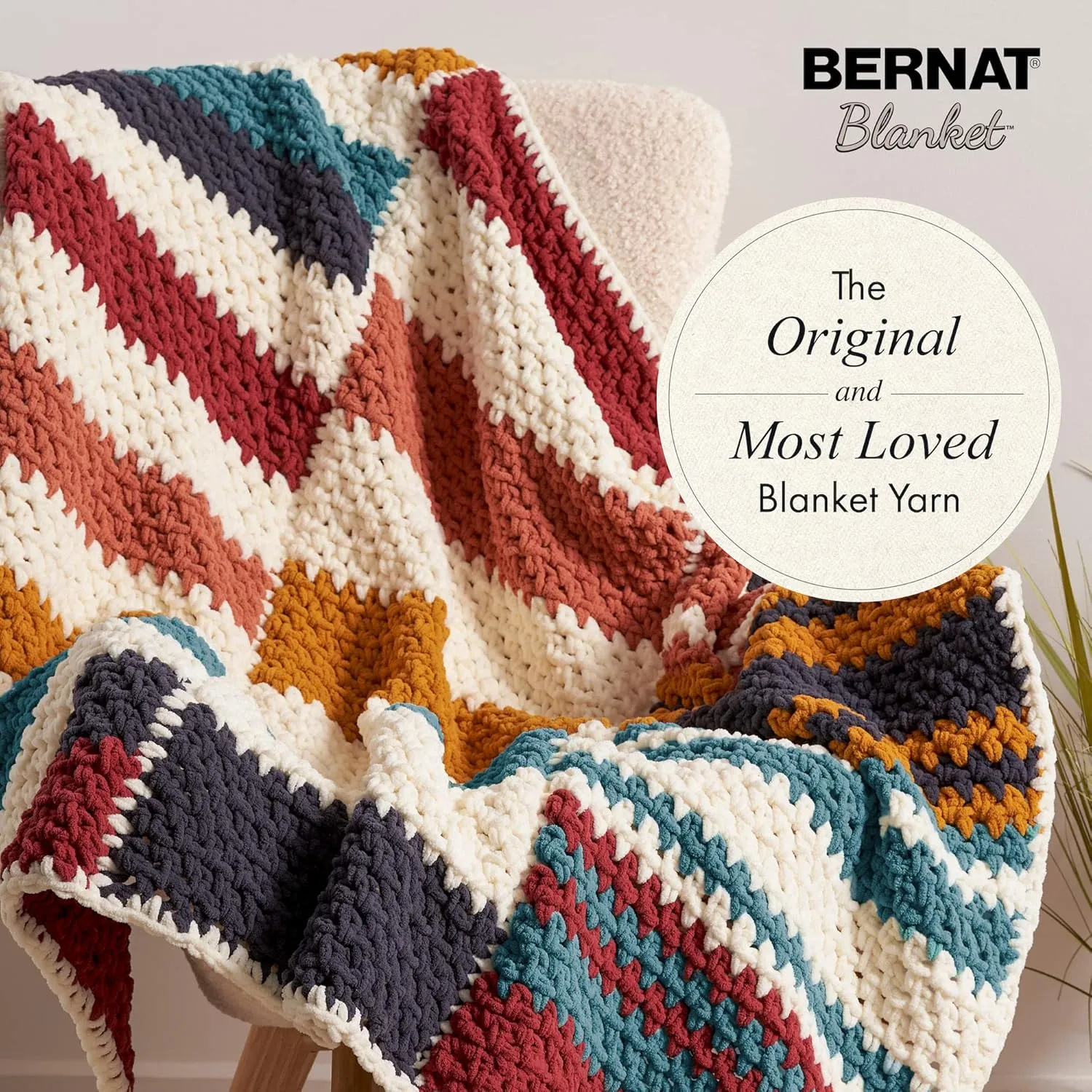 BERNAT BLANKET BB, BLUSH PINK