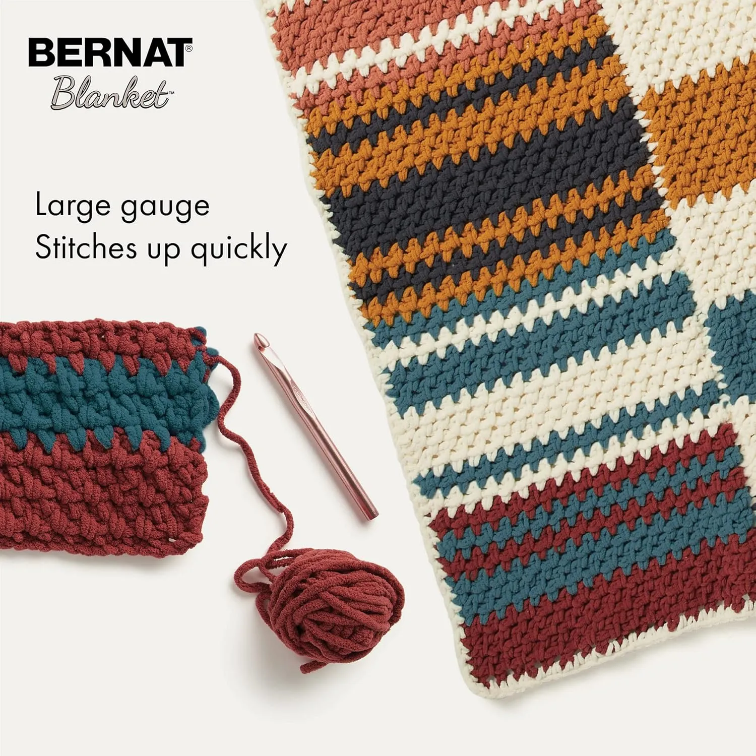 BERNAT BLANKET BB, BLUSH PINK