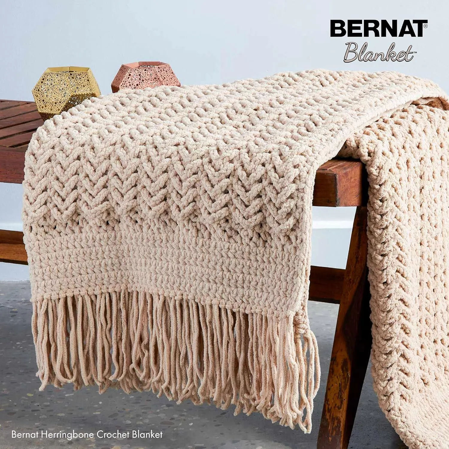 BERNAT BLANKET BB, BLUSH PINK