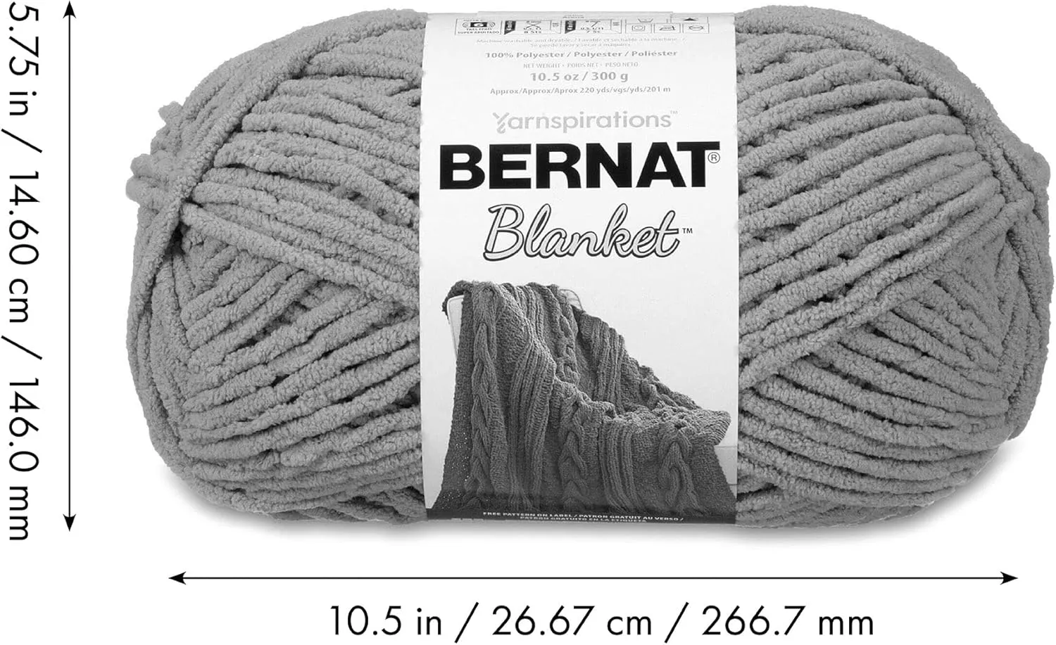 BERNAT BLANKET BB, BLUSH PINK