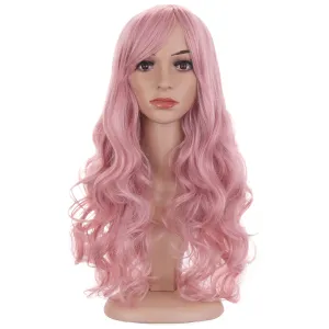 BERON 24" Blonde Wig (Lovely Pink, 24inch)