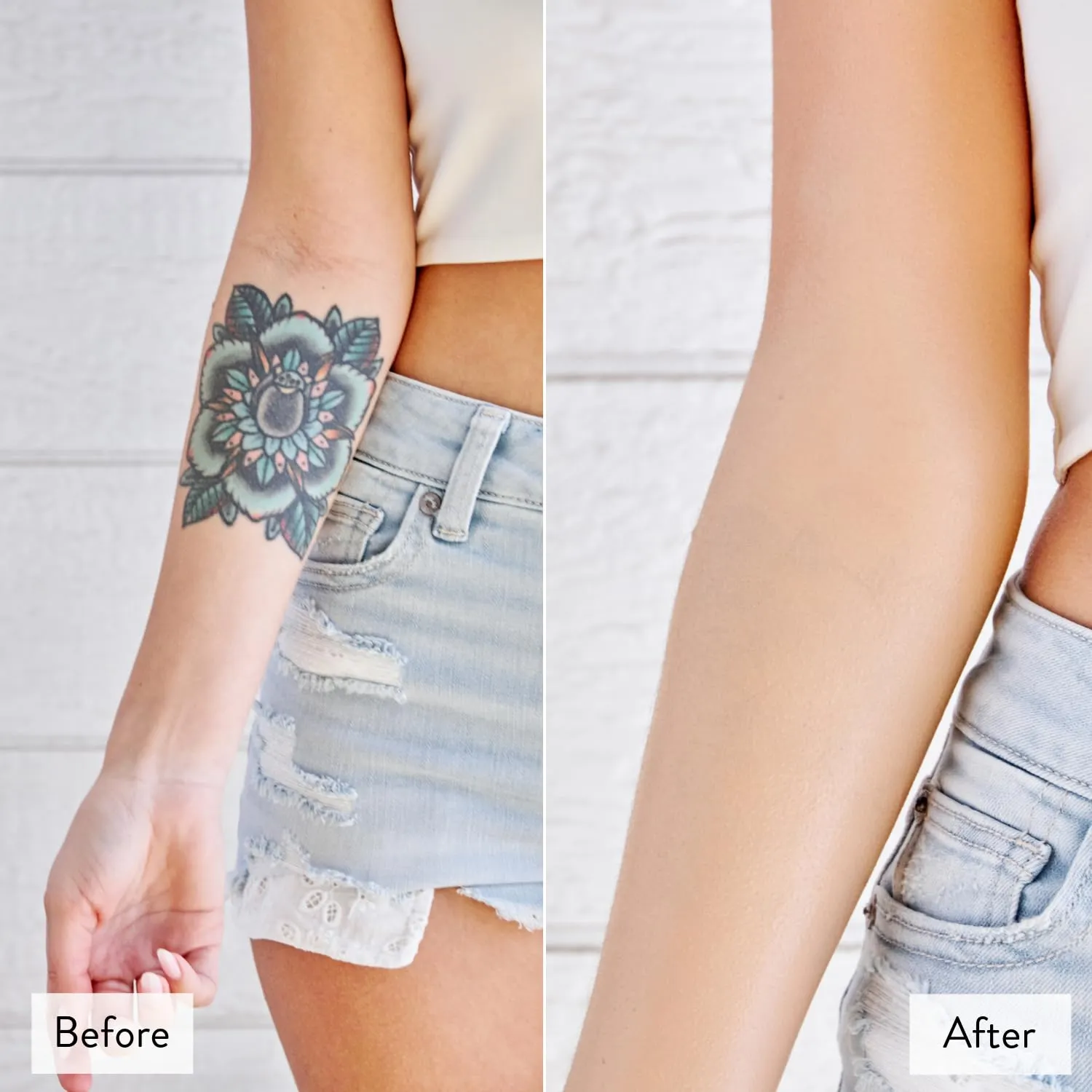 Best Bronze Bombshell Body Makeup - Tattoo Cover Up Makeup & Body Foundation Waterproof - Tattoo Concealer Waterproof for Scars, Varicose Veins Cover Up & Leg Foundation (NC6 Fair Radiance)