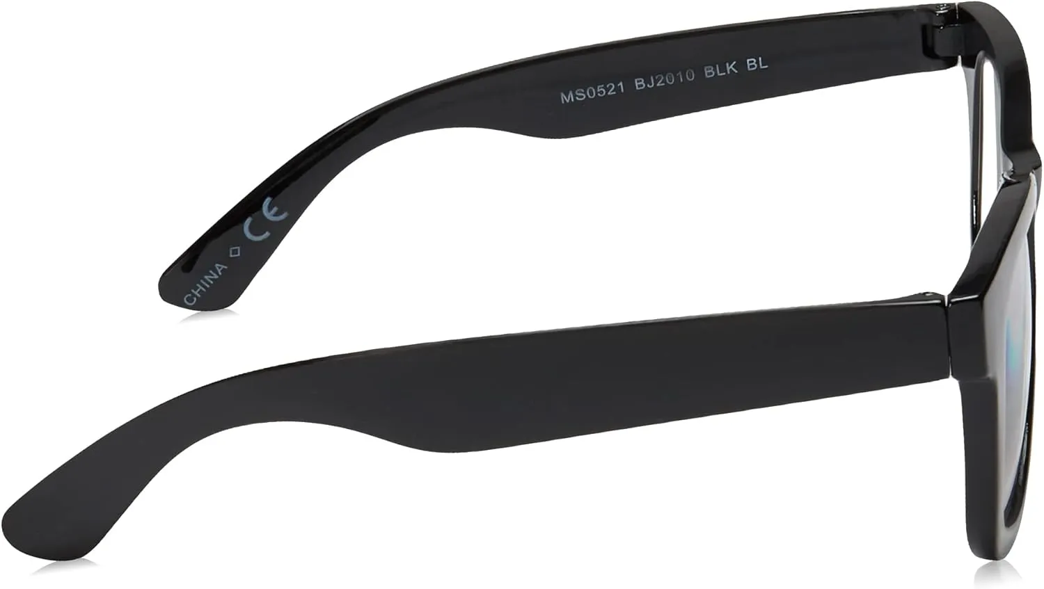 Betsey Johnson womens Thea Blue Light Glasses Reading Glasses, Shiny Black, 142mm