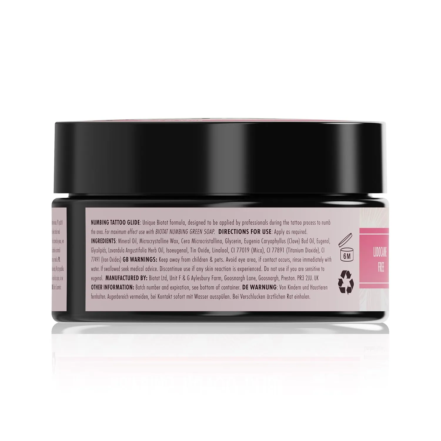 Biotat Blush Numbing Tattoo Glide (100g)