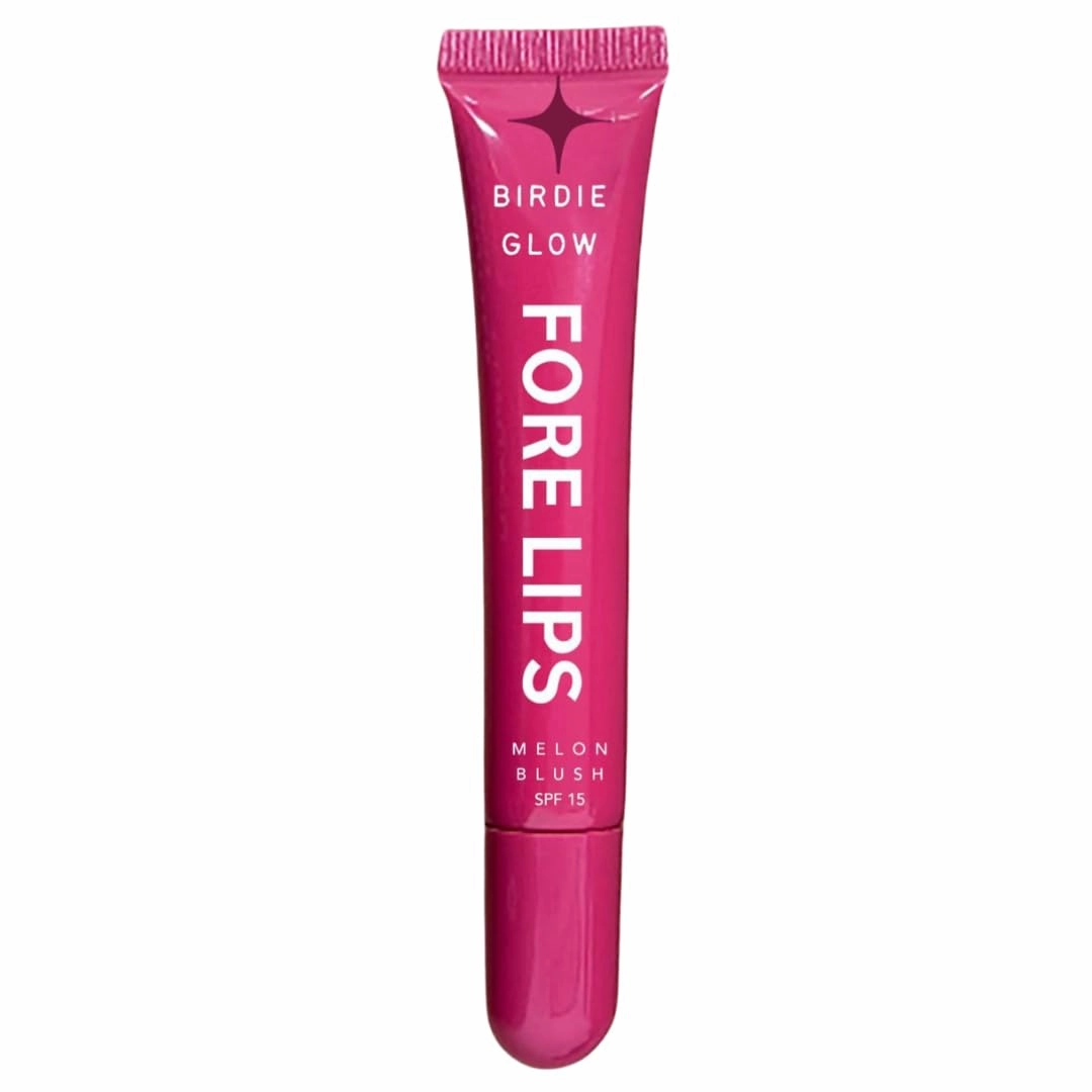 Birdie Glow Fore Lips Melon Blush, SPF 15 Protection, Pink