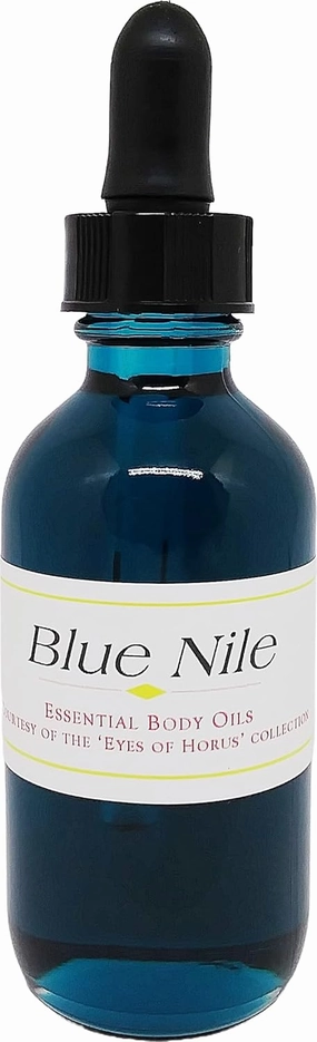 Blue Nile Scented Body Oil Fragrance [Glass Dropper Top - Blue - 2 oz.] - ID#36173