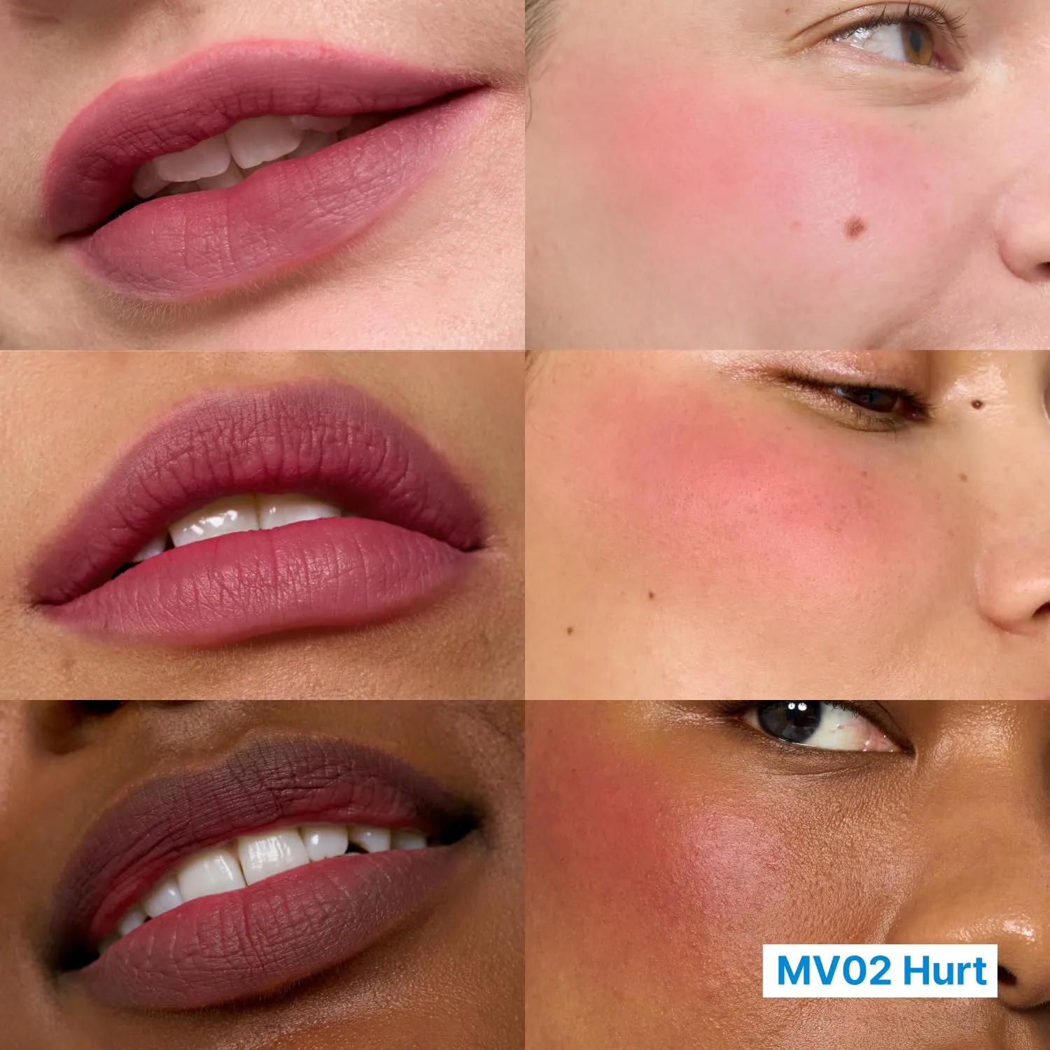 Blurry Pudding Pot | Airbrushed Blush & Lip, Buildable Pigment, Long-lasting, Lightweight, Easy to Blend, Natural Soft Matte Finish - Hurt (Mauve Brown) | 0.17 oz