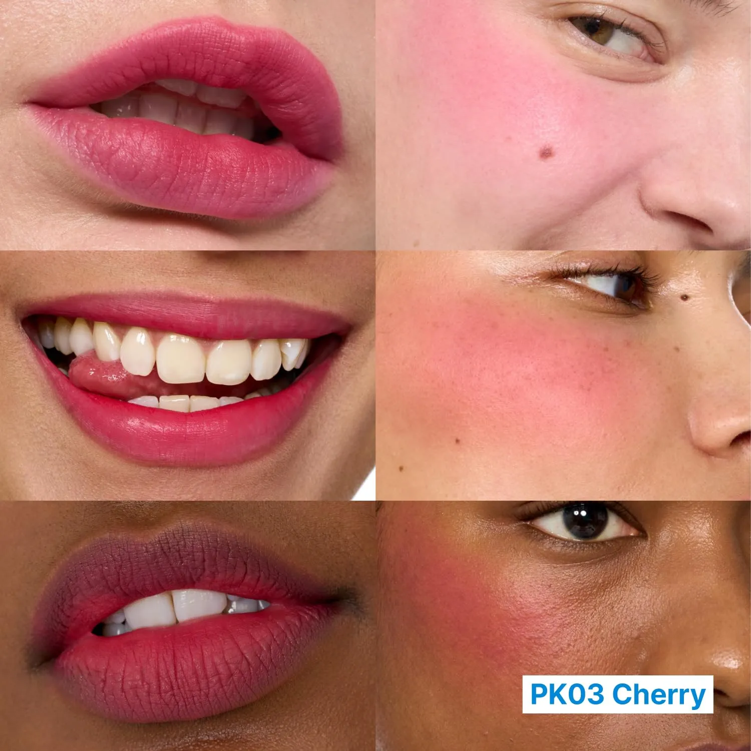 Blurry Pudding Pot   Keychain SET | Airbrushed Blush & Lip, Buildable Pigment, Long-lasting, Lightweight, Easy to Blend, Natural Soft Matte Finish Makeup – Cherry (Vibrant Pink) | 0.17 oz