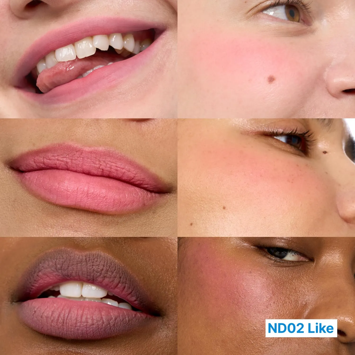 Blurry Pudding Pot   Keychain SET | Airbrushed Blush & Lip, Buildable Pigment, Long-lasting, Lightweight, Easy to Blend, Natural Soft Matte Finish Makeup – Like (Light Pink) | 0.17 oz