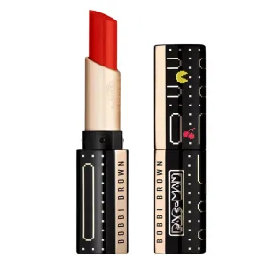 Bobbi Brown Limited Edition PacMan Luxe Matte Lipstick Uptown Red 823 (A burnt rich red) - 0.12 oz / 3.5 g