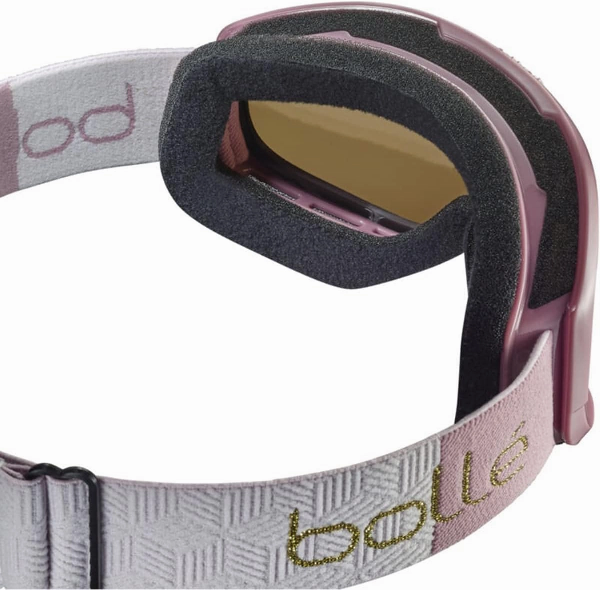 Bollé Sierra Shiny Black & Gold/Sunshine Small-Medium Ski Goggles