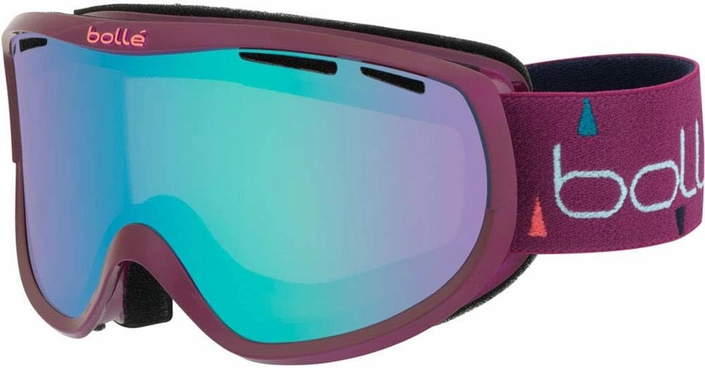 Bollé Sierra Shiny Black & Gold/Sunshine Small-Medium Ski Goggles
