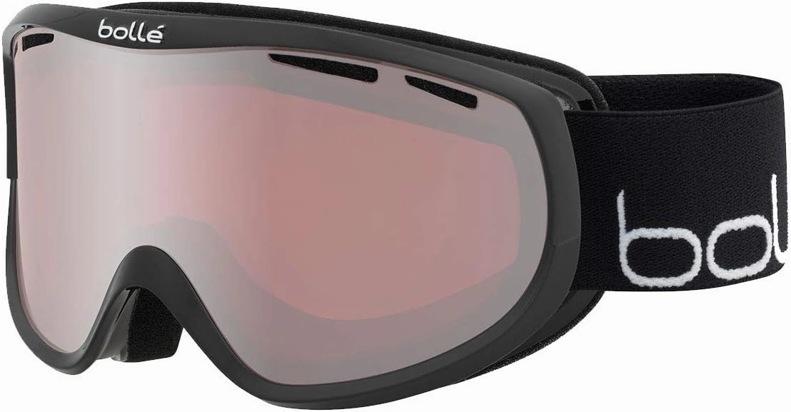 Bollé Sierra Shiny Black & Gold/Sunshine Small-Medium Ski Goggles