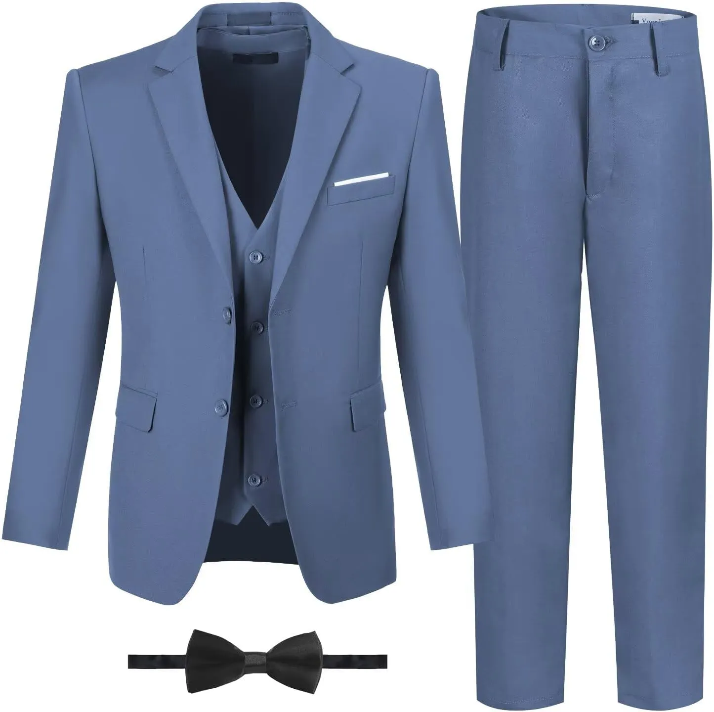 Boys Suits Formal Tuxedo Suits for Boys Wedding Easter Outfits Kids Suit Dress Jacket Vest Pants Tie Set