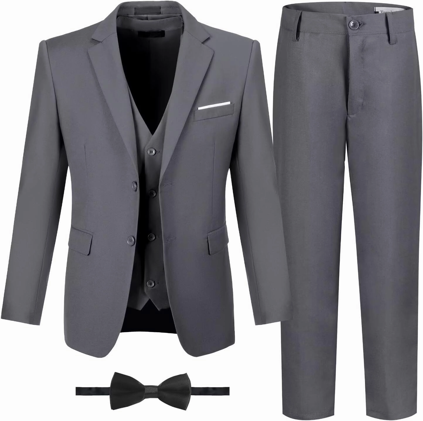 Boys Suits Formal Tuxedo Suits for Boys Wedding Easter Outfits Kids Suit Dress Jacket Vest Pants Tie Set