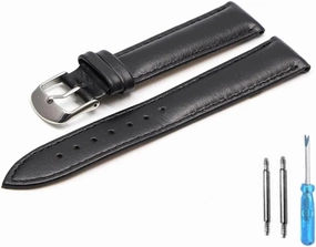 Brown Leather Bracelet With Rose Gold Clasp Bracelet 18mm 20mm watch band 22mm watch Strap For All watch