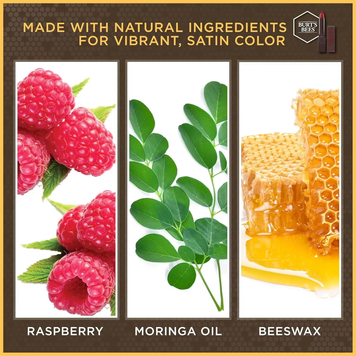 Burt’s Bees 100% Natural Moisturizing Lipstick, Crimson Coast, 1 Tube