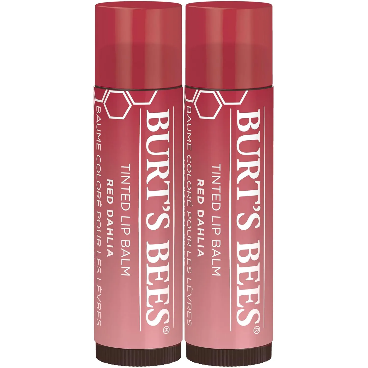 Burt's Bees Lip Tint Balm with Long Lasting 2 in 1 Duo Tinted Balm Formula & Lip Gloss, Lip Shine for Women, 100% Natural Makeup, Pucker