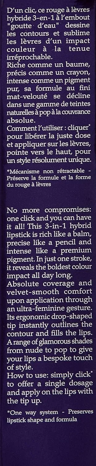By Terry Rouge Expert Click Stick, Long-Wearing, Non-Drying, Matte Lipstick, Travel Friendly, Mystic Red, 1.5g