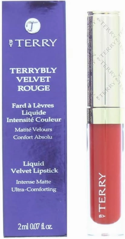 By Terry Terrybly Velvet Rouge Liquid # 9 My Red Lipstick for Women, 0.07 Ounce