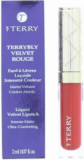 By Terry Terrybly Velvet Rouge Liquid # 9 My Red Lipstick for Women, 0.07 Ounce