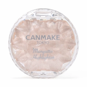 CANMAKE Munyutto Highlighter, Water Proof, Hydration, Luster 0.13 oz (3.8 g) (01 Moonlight Gem)