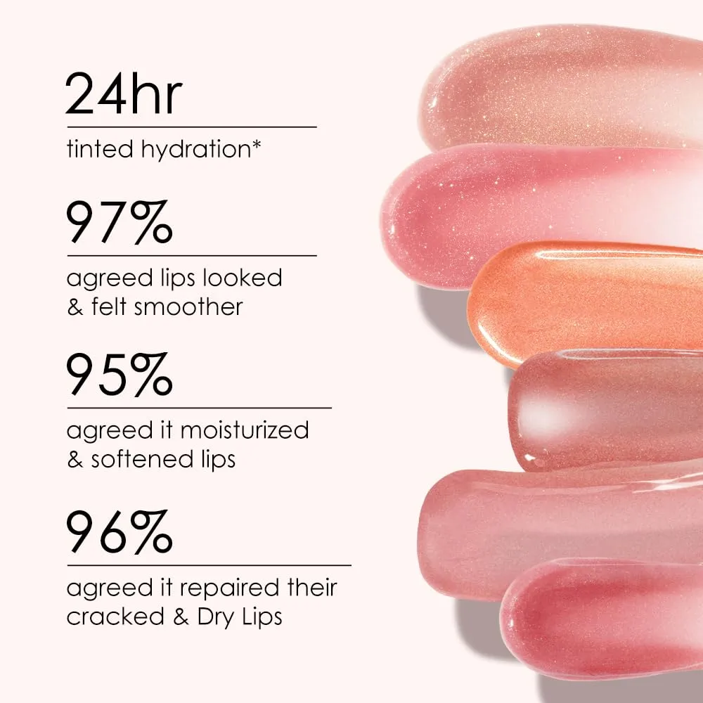 CATKIN Tinted Lip Balm Glitter Lip Stain Ultra Hydrating Lip Moistrurizer Chapstick with Vitamin E Nourishing For Cracked & Dry Lips 0.12 oz C15 Destiny - Wine Red