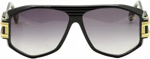 Cazal 163 001SG Sunglasses, Shiny Black Gold 59 mm