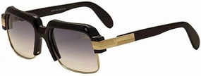Cazal 670 Sunglasses 001 Shiny Black Gold / Gray Gradient lens 56 mm