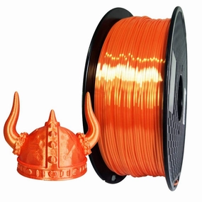 CC3D Silk Orange PLA Filament 1.75mm 3D Printer Filament 1KG 2.2 LBS Spool 3D Printing Material Shine Silky Shiny Metallic Metal Gold Silver Copper Bronze PLA Filament