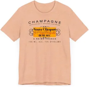 Champagne Veuve Rose Shirt, Bachelorette Party T-Shirt, Champagne Shirts, Champagne Veuve Rose Bride Shirt