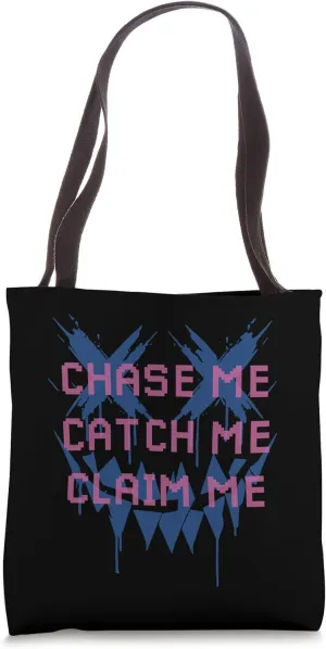 Chase Me Catch Me Claim Me Masked Dark Romance Aesthetic Tote Bag