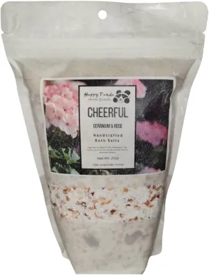 Cheerful Geranium and Rose Bath Salts Bag 27oz
