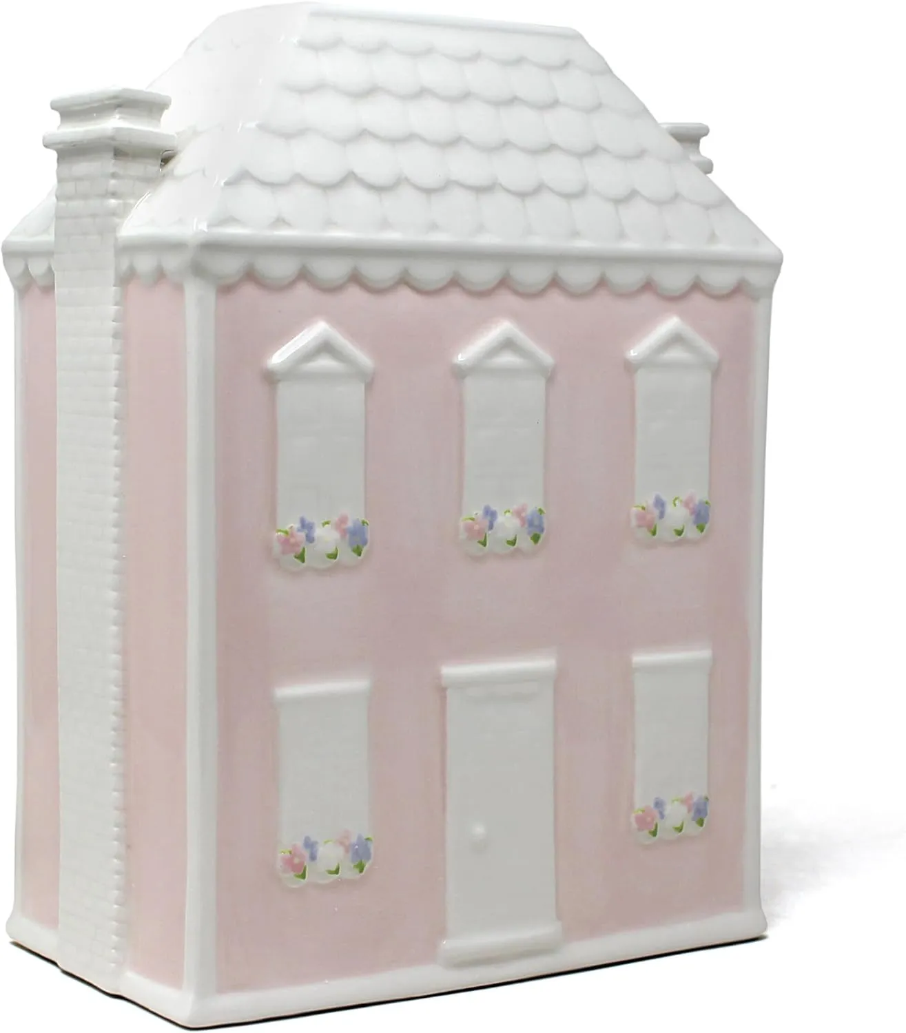 Child to Cherish Ceramic Bank for Girls, Pink Dollhouse
