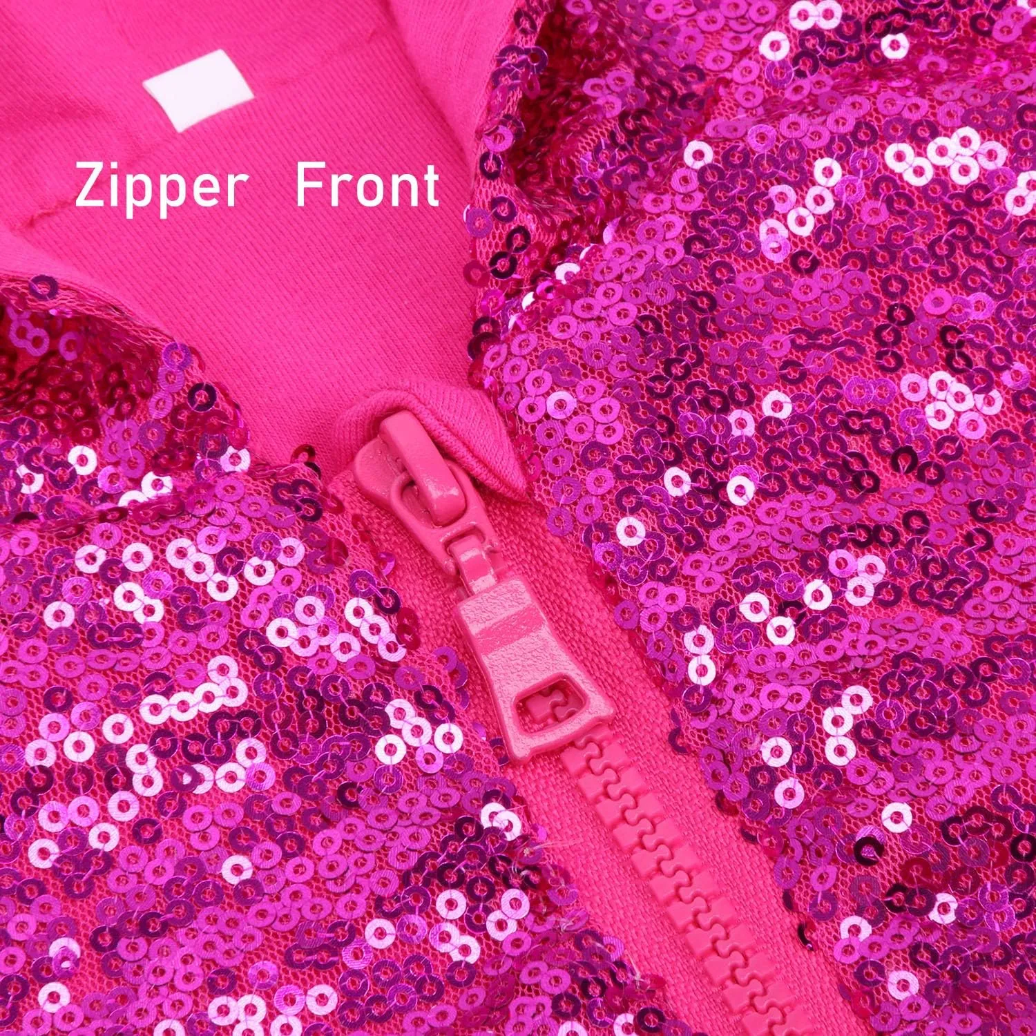 Cilucu Kids Jackets Girls Boys Sequin Zipper Coat Jacket for Toddler Birthday Christmas Clothes