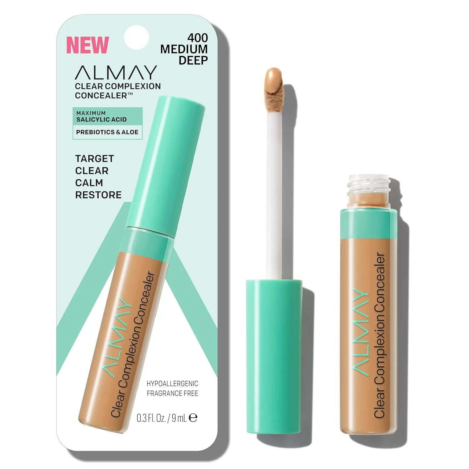 Clear Complexion Acne Spot Treatment Concealer with Salicylic Acid - Lightweight, Hypoallergenic, for Sensitive Skin