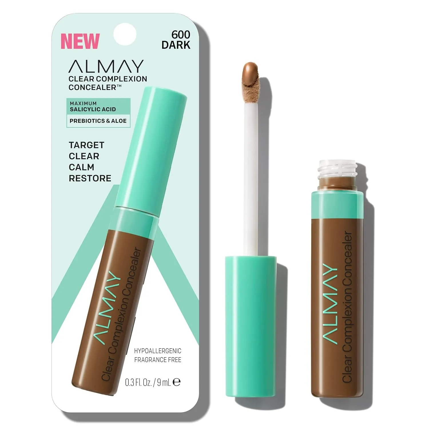 Clear Complexion Acne Spot Treatment Concealer with Salicylic Acid - Lightweight, Hypoallergenic, for Sensitive Skin