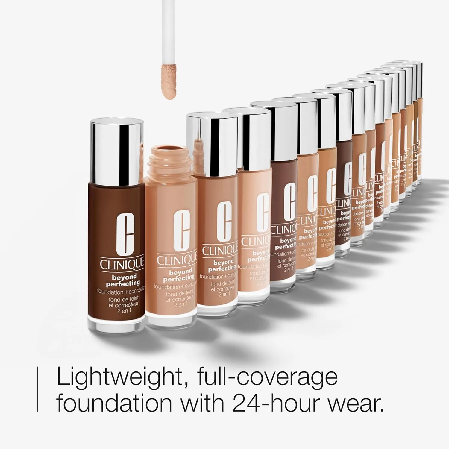 Clinique Beyond Perfecting Liquid Lightweight Full Coverage Foundation   Concealer For Dry Combination to Oily Skin Types