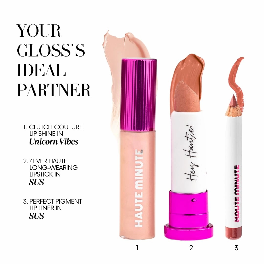 Clutch Couture Lip Shine Gloss, Non-Sticky Lip Gloss, Vegan & Cruelty-free, High Shine Finish & Moisturizing - Unicorn Vibes