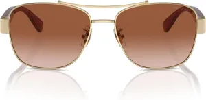 Coach Women's Hc7161 Aviator Sunglasses