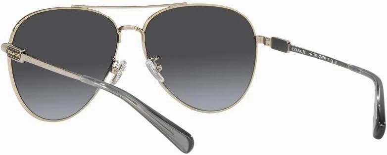 Coach Women's Hc7140 Aviator Sunglasses
