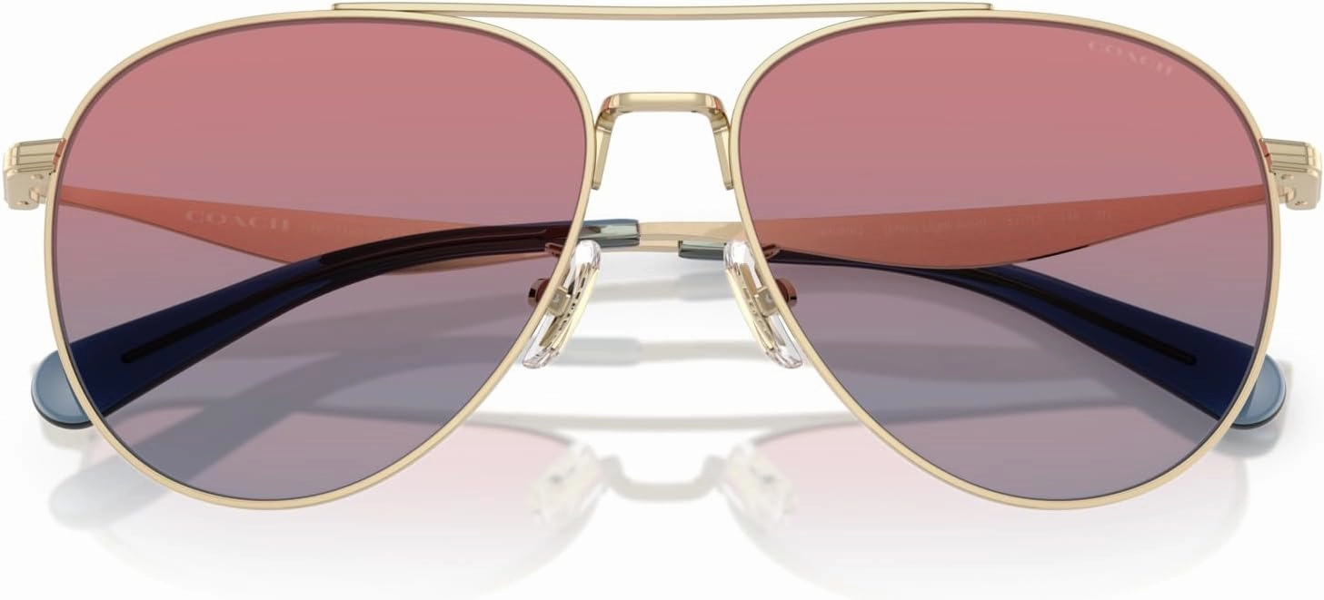 COACH Women's Hc7169 Aviator Sunglasses